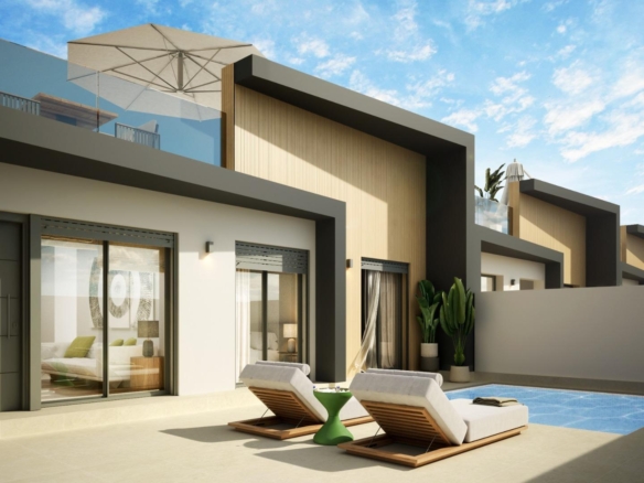 New Build Townhouses with Private Pool in Avileses, Murcia