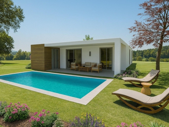 NEWLY BUILT VILLAS WITH PRIVATE POOL IN MONFORTE DEL CID