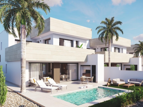Modern New Build Villas Near the Beach in Santiago de la Ribera