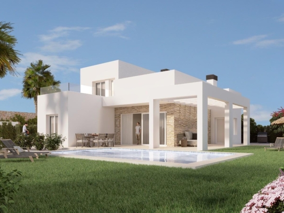 Contemporary New Build Villas with Private Pool in La Finca Golf Resort, Algorfa