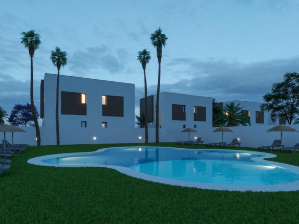 New Semi-Detached Villas by the Sea in La Marina – El Pinet Beach