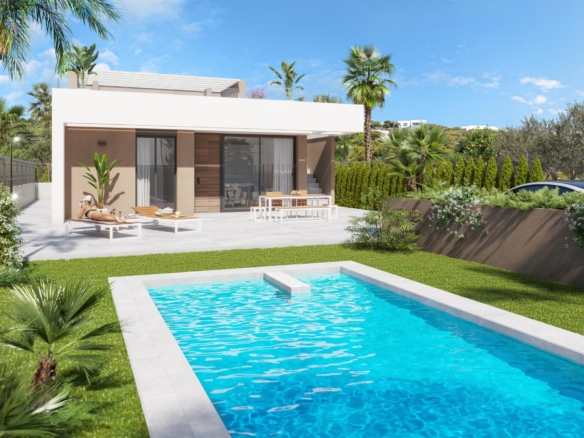 Newly built villas in Vera Playa, Almería: modern homes near the sea