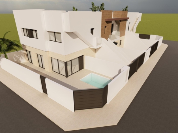 New Build Bungalows for Sale in Lo Pagan Near the Beach and Marina – YC409372