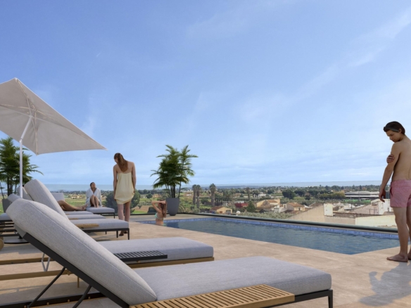 New Build Apartments for Sale in Catral Alicante with Rooftop Pool – YC410344