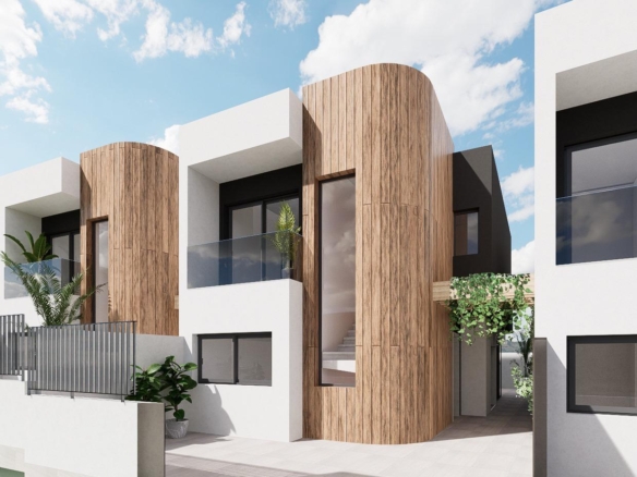 New Build Detached Villas for Sale in Aguilas Murcia Just 500 m from the Beach – YC410435