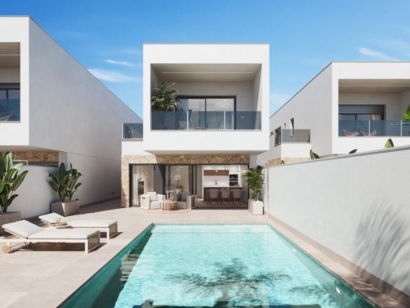Modern New Build Villas with Private Pool in San Pedro del Pinatar – YC410705