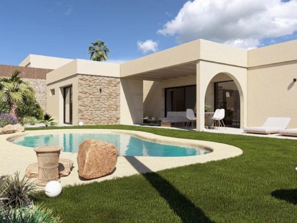 Contemporary One Level Villas in Altaona Golf Resort Murcia – YC410726