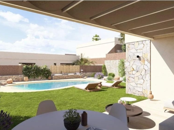Contemporary One Level Villas in Altaona Golf Resort Murcia – YC410730