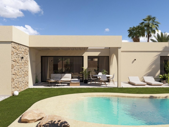 Contemporary One Level Villas in Altaona Golf Resort Murcia – YC410734