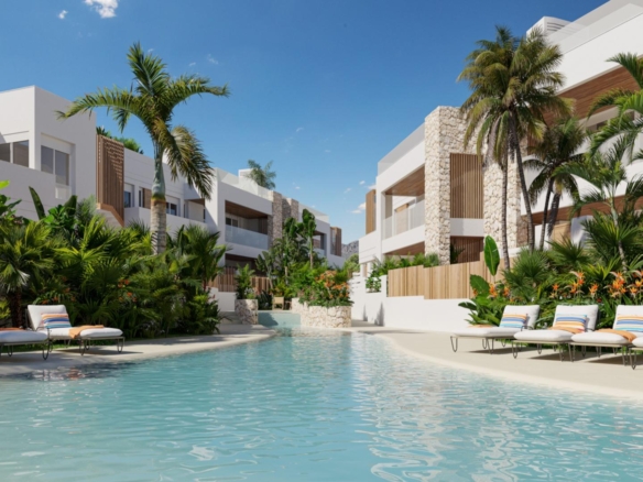 New Build Villas and Bungalows Just 250 Meters from the Beach in Mar de Pulpí – YC411471