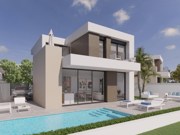 New Build Villas on the Frontline of Roda Golf with Private Pool – YC411487