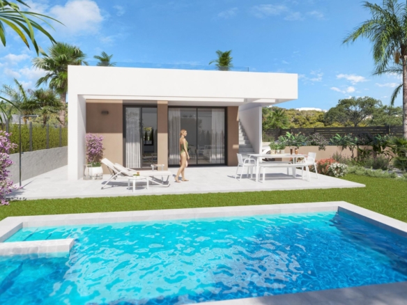Newly built villas in Vera Playa, Almería: modern homes near the sea – YC411930