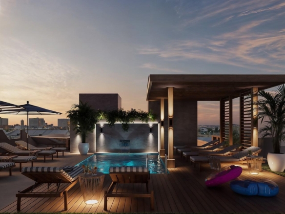 New Build Apartments with Rooftop Pool Just 600 m from the Beach in Guardamar del Segura – YC412190