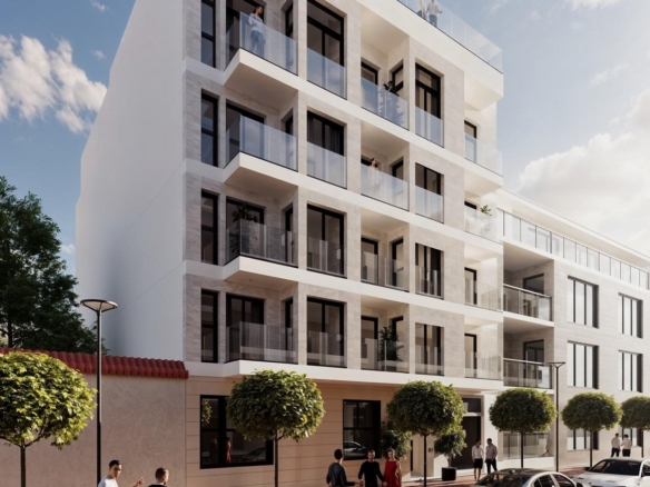 New Build Apartments with Rooftop Pool Just 600 m from the Beach in Guardamar del Segura – YC412194