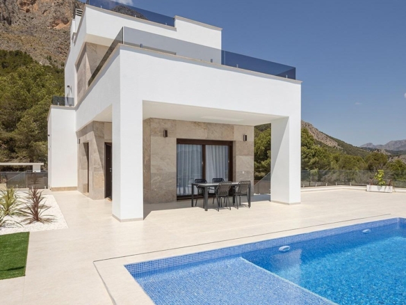 Stunning New Build Villas in Polop with Sea Views – YC412589