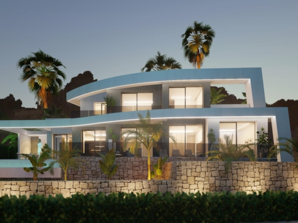 NEW BUILD VILLA WITH THE SEA VIEWS IN BENISSA – YC412821