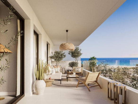 New Build Beachfront Apartments and Penthouses for Sale in Macenas, Almería – YC413041