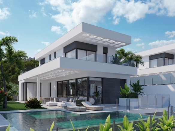 NEW BUILD VILLAS IN FINESTRAT WITH SEA VIEWS – YC413141