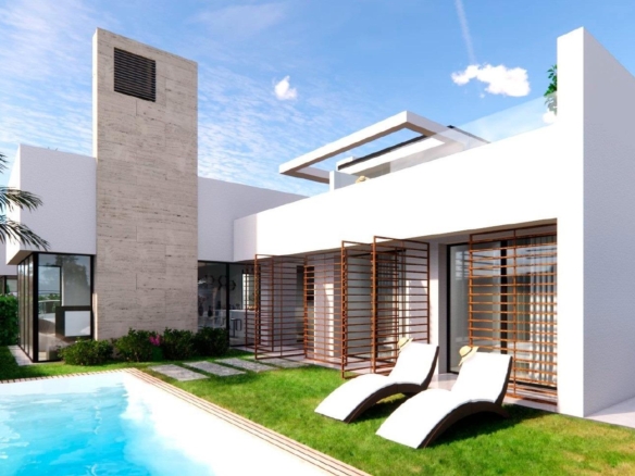 NEW BUILD VILLAS IN PRIVATE GATED RESORT IN PROVINCE OF MURCIA – YC413257