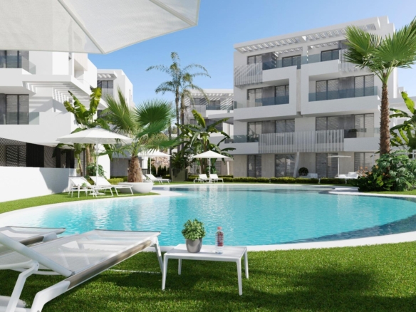 NEW BUILD APARTMENTS IN PRIVATE GATED RESORT IN PROVINCE OF MURCIA – YC413541