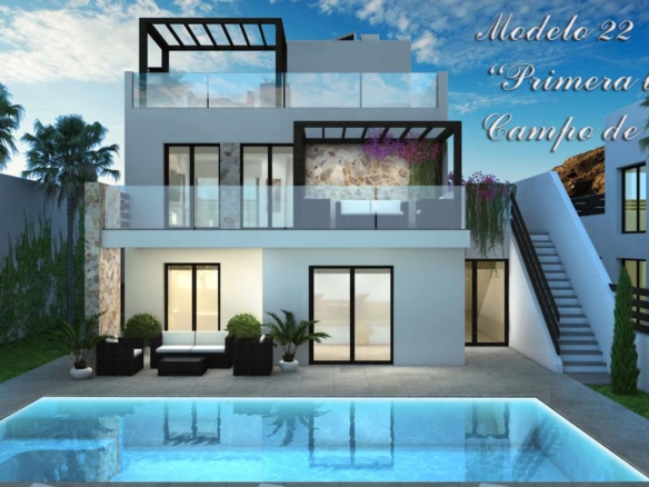Luxury villa on the first line of the Golf course – YC414332