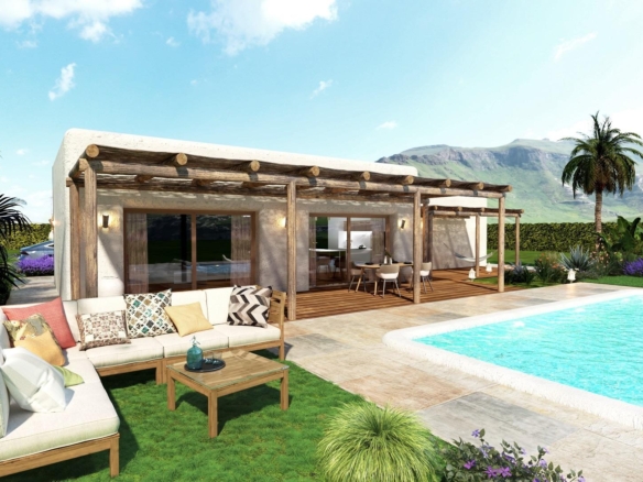 New Build Villas on Large Rustic Plots in Pinoso, Alicante – YC411421