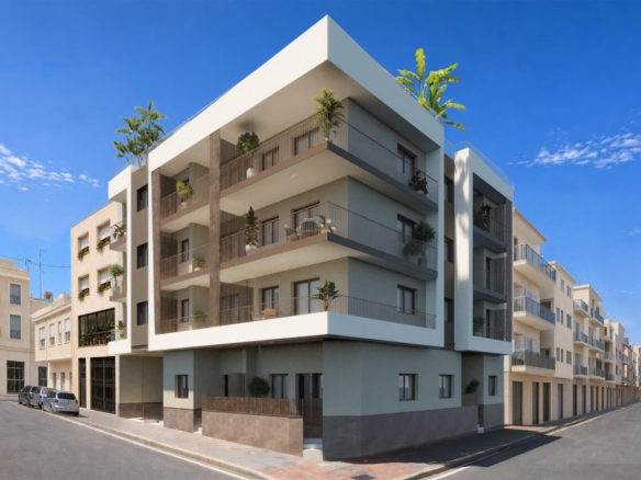 New Build Apartments in the Heart of Santa Pola Just 600 Metres from the Beach – YC442920