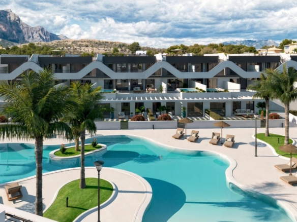 New Build Apartments with Open Views in Alfaz del Pi – YC448195