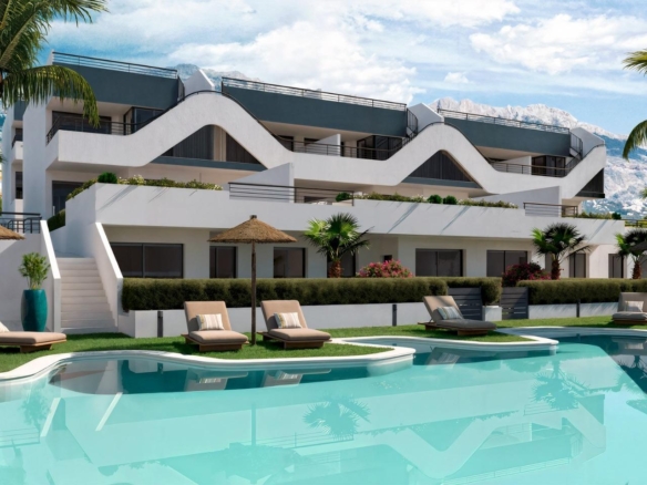 New Build Apartments with Open Views in Alfaz del Pi – YC448209