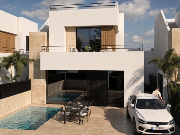 New-build villas at Condado de Alhama Golf Resort, Murcia