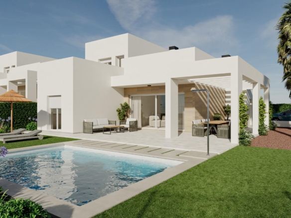 Contemporary New Build Villas with Private Pool in La Finca Golf Resort, Algorfa