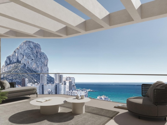 New Build Apartments for Sale in Calpe – 200 m from Arenal Beach