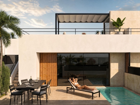 New-build villas at Condado de Alhama Golf Resort, Murcia